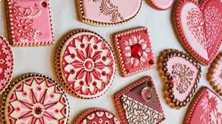 How to Stencil a Cookie The Basics [upl. by Schwerin345]