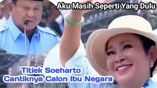 Prabowo  Aku Masih Seperti Yang Dulu lirik Titiek Soeharto selalu setia Berjuang Bersama [upl. by Kirit]