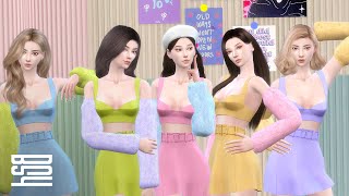 ICE CREAM CAKE  RED VELVET SIMS 4 COVER [upl. by Yeznil]