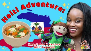 Explore Haiti with the Nguzo Babies  Kids Songs Creole Language and Haitian Food [upl. by Magbie]