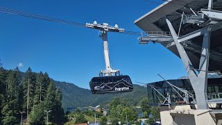 Seilbahn Zugspitze  Zugspitze ropeway [upl. by Simetra]