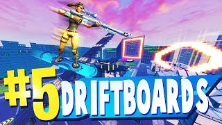 TOP 5 BEST DRIFTBOARD Creative MAPS In Fortnite  Fortnite Driftboard Map CODES [upl. by Standford464]