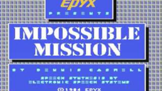 Impossible Mission game ending by Epyx [upl. by Ut976]