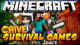 Minecraft MiniGame  First Survival Games w Docm77 amp TerasHD [upl. by Vogeley]