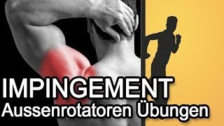 Impingement Syndrom Übungen  5 Übungen für die Aussenrotatoren [upl. by Adnauqahs163]