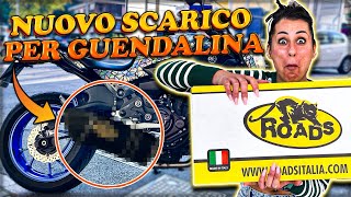 NUOVO SCARICO ROADSITALIA MT07  Sound PAUROSO 🚀 🏍️ [upl. by Vacla]