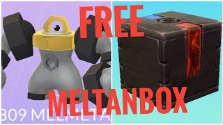 POKEMON GOMELTANBOX Hemde Tamamen Ücretsiz Binlerce Meltan HOW TO GET FREE MELTAN BOXES IN POKEMON [upl. by Kcirtapnaes243]