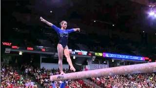 Aly Raisman  2011 CoverGirl Classic  Balance Beam [upl. by Nahbois718]