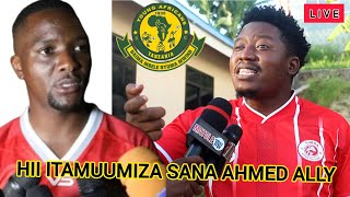 AHMED ALLY AYAKANYAGA YA MCHOME MAPOVU  OMBA MSAMAHA YANGA [upl. by Eila]