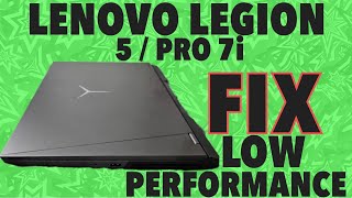 How To FIX Lenovo Legion 5  Pro 7i Stuttering issue  Fix Lag Low FPS Slow amp Stutters [upl. by Joliet]