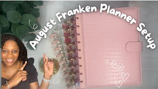 AUGUST PLANNER SETUP  THE HAPPY PLANNER CLASSIC  FRANKENPLANNER LIVE LOVE POSH  PLANNER RESET [upl. by Mochun]