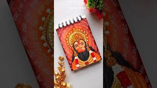 Hanuman Ji Drawing 🥰💗✨ shorts art trending namratart [upl. by Labanna684]