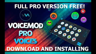 ✅ VOICEMOD PRO  TUTORIAL VOICEMOD PRO CRACKED 2022  How to Install [upl. by Wolfgram]