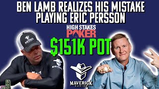 Ben Lamb Fd Up vs Eric Persson highstakespoker [upl. by Haldas399]