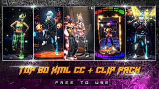 🔺Free Fire Top 10 Xml  Cc  Clips 🔸ff Clips For Editing🔸ff Emote Clips 🔸ff clip🔻 [upl. by Modnarb]