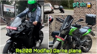 New Project Rs200 Modified Like Bmw S1000rr  k garum guys   aminvlogs6831 [upl. by Muffin]