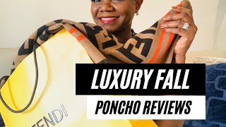 Luxury Fall Shawl Review from Fendi and Burburry  Faylenes World [upl. by Nyleahs297]