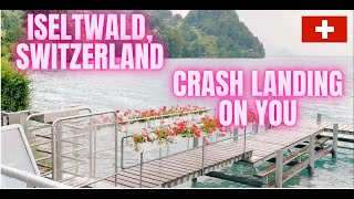 CRASH LANDING ON YOU  ISELTWALD SWITZERLAND crashlandingonyouMOVIECLIPS SWITZERLANDPINOYREVIEW [upl. by Auoy]