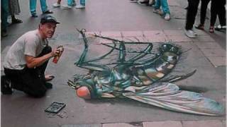 Julian Beever Chalk Drawings [upl. by Dempstor]