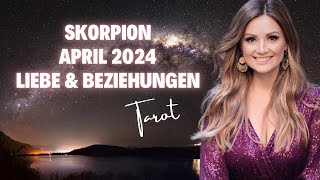 Skorpion Liebe April 2024  Intensiv doch jemand hält Informationen zurück Tarot [upl. by Niotna]