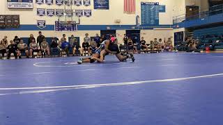 Blandino vs Alek Bragg LC 106 win by fall [upl. by Ellerahs]