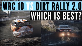 WRC 10 vs Dirt Rally 20 Which is the best rally game [upl. by Sidoeht]