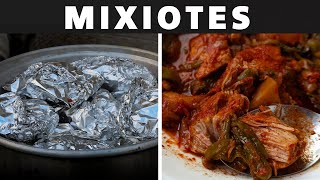 Mixiotes de puerco y nopales Preparación fácil 4k  La cuinique [upl. by Nimrak]