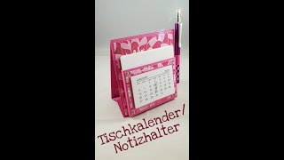 Tutorial TischkalenderNotizhalter [upl. by Anoyi]