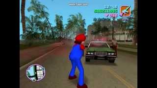 Gta Vice City Mario Mod [upl. by Chernow]