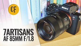 7Artisans AF 85mm f18 lens review [upl. by Narot540]