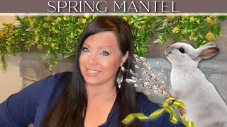 Spring Mantel  Decorate With Me [upl. by Ydda]