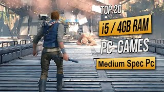 Top 20 Best Mid Spec Pc Games For i5  4GB RAM 2024 [upl. by Naejamron]