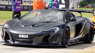 LOUD Liberty Walk McLaren 650S Spider INSANE Sound w STRAIGHT PIPES [upl. by Waligore261]