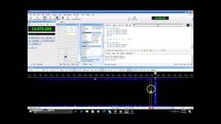 Operating PSK31 ham radio tutorial on 20 meters [upl. by Dami136]