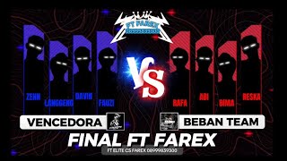 FINAL FT FAREX VENCEDORA VS BEBAN TEAM🔥 [upl. by Giuliana]