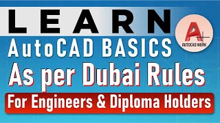 How to Work on AutoCAD I AutoCad Jobs in Dubai I autocadbasics [upl. by Xxam]