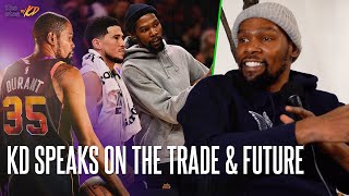 Kevin Durant Explains Trade to the suns Talks brooklynnets Era amp Future  The ETCs [upl. by Llednohs]