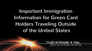 Travel Tips for Green Card Holders [upl. by Pachton]