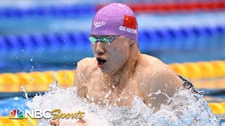 Finks 50 breast World title defense upended by Chinas Qin  NBC Sports [upl. by Mickie]