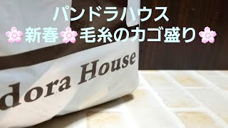 2019年1月1日パンドラハウスさんの毛糸カゴ盛り放題に行って来ました【毛糸の紹介】 [upl. by Hamburger]