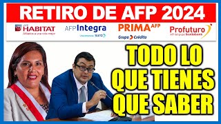 RETIRO DE AFP 4 UIT 2024  Todo lo que tienes que saber AFP 20600 proyecto sobre AFP Digna Calle [upl. by Ellerahs]