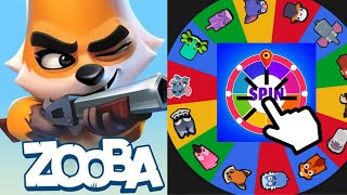 Zooba random characters and items Spin The Wheel [upl. by Dlanger]