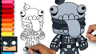 How To Draw Bone Boss  Fortnite [upl. by Ydnas]