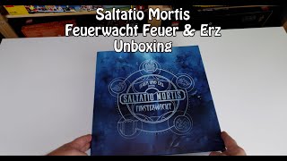 Unboxing Saltatio Mortis Finsterwacht FeuerampErz Edition mit Klemmbausteinen [upl. by Hwu]