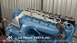 1993 International DT360 Diesel Engine For Sale MECHANICAL FUEL PUMP TEST RUN catrucks [upl. by Stormie63]