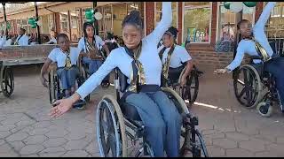 The wheelchair dancers of the Pretoria School for Cerebral Palsied Learners giving a performance [upl. by Cannice11]