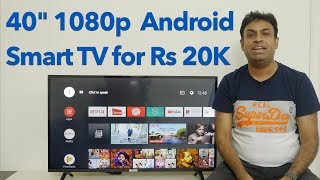 iFFalcon 40F2A 40quot Budget HDR 10 Android Smart TV Overview [upl. by Paul]