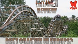 Untamed Review Walibi Holland RMC Hybrid Coaster  Best Roller Coaster in Europe [upl. by Elder]