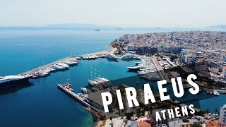 Piraeus by drone ATHENS  Port Pireus ATENY  GREECE 🇬🇷 [upl. by Mazurek721]