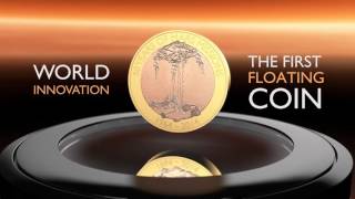 Samoa FIRST FLOATING COIN 50 YEARS OF MARS MISSIONS 1 Base metal coin 2014 Weightlessness 60 grams [upl. by Hake189]